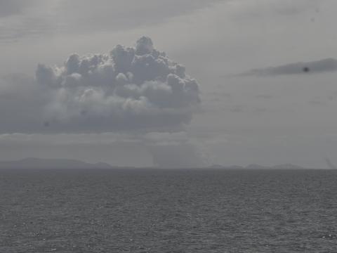 volcano as seen from Faxaflói bay