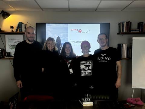 Elding's research team presents results from the summer.