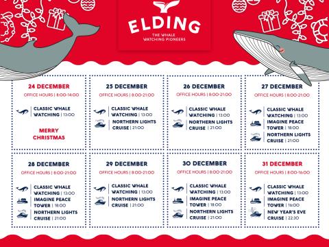 elding christmas opening hours 2025