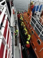 sar arrives on board