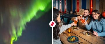 northern lights cruise & reykjavik food walk combo