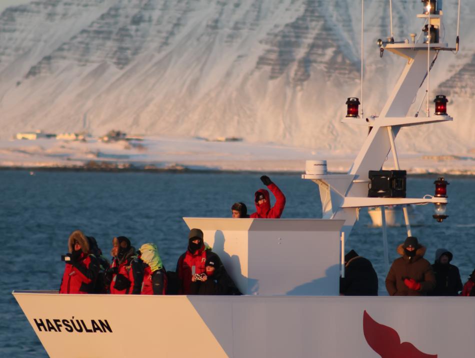 passengers on a boat