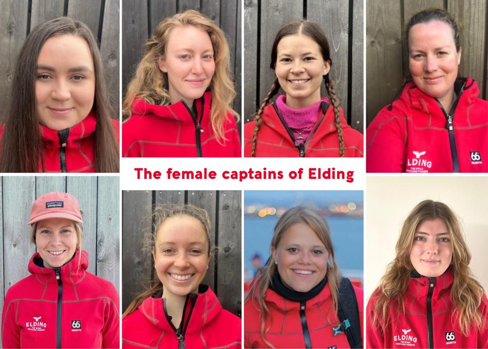 the female captains of Elding 2025