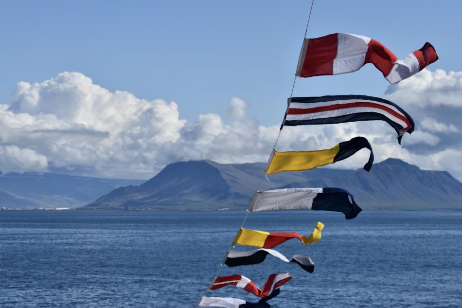 sjómannadagurinn fánar - seafarers day flags