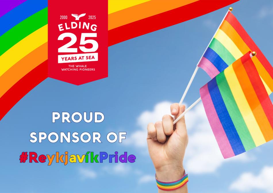 Elding is a proud sponsor of Reykjavík Pride 2025