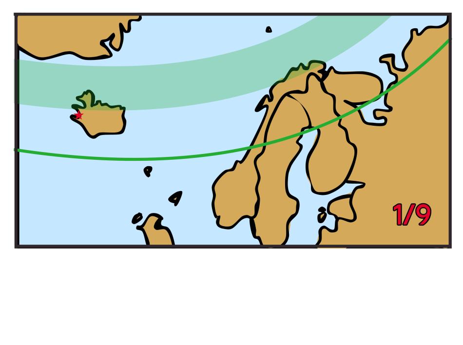 northern lights forecast 1/9