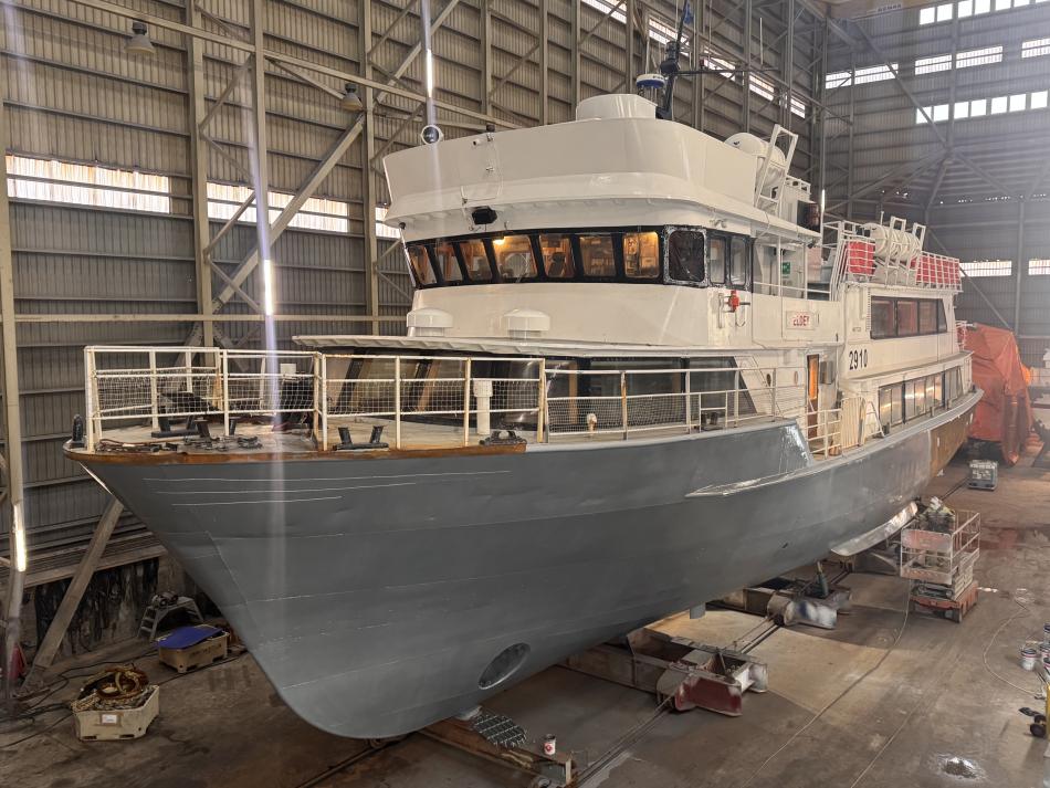 eldey in dry dock