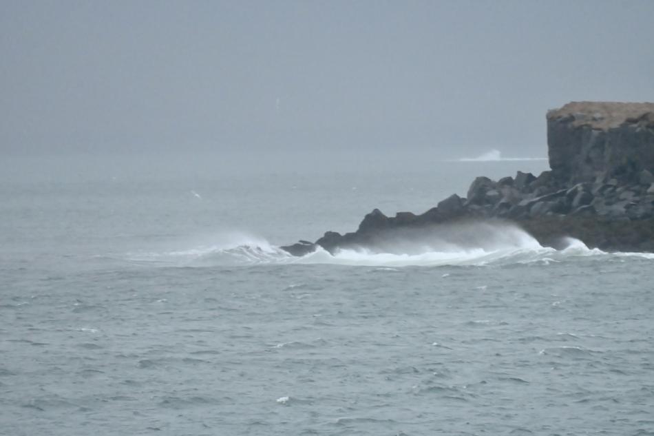 rough weather reykjavik iceland